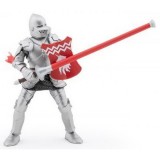 Papo Figurina Cavaler cu Sulita si Scut Rosu