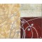 Tablou abstract pictat manual, Calatorie intraplanetara, 60x50cm ulei pe panza in relief efect 3D, gata de agatat pe perete