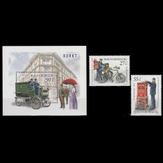 B&eacute;lyegnap 70 (Ziua Marcii Postale 70) LP4420-4422 Ungaria 1997