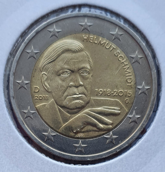 Germania 2 euro 2018 - Helmut Schmidt - km 366 - D66201