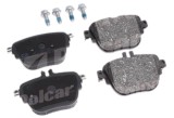 Placute frana Mercedes Cls, E-Class, E-Class All-Terrain, E-Class Convertible, E-Class Coupe, E-Class T-Model, punte spate, pregatit pentru senzor