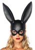Masquerade Rabbit Mask Black, Leg Avenue