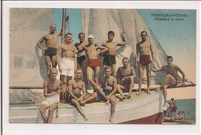 Carte postala circulata in anul 1928 Techirghiol - Eforie foto