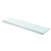 VidaXL Rafturi, 2 buc., 90 x 20 cm, panouri sticlă transparentă 3051579