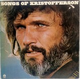 Kris Kristofferson &lrm;&ndash; Songs Of Kristofferson NM / VG+ vinil, LP, disc country rock blues _ Monument, Olanda, 1977