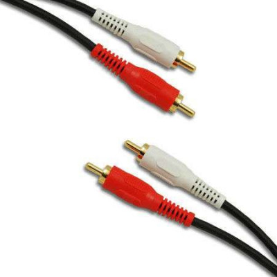 Cablu 2rca-2rca 1.5m 4mm foto