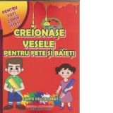 Creionase vesele pentru fete si baieti. Carte de colorat pentru toti copiii isteti