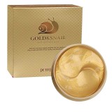 Petitfee Gold and Snail Eye Patchs, plasturi pentru ochi hidrogel 60buc 1 g x 60 buc