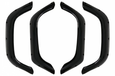 Prelungiri Extensii Aripi Land Rover Defender 90 &amp;amp; 110 (1990-2016) Negru Lucios Performance AutoTuning foto