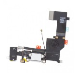 Banda Incarcare iPhone 5S, Mufa Dock, Conector Alimentare, Date, Microfon, Mufa Jack, Alb
