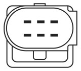 BOSCH 0 258 007 351 Sonda Lambda