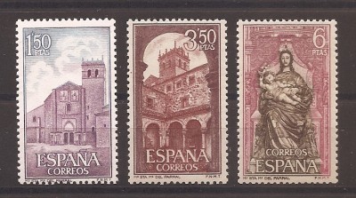 Spania 1968 - Mănăstiri și Abații, MNH foto