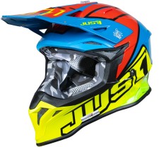 Casca moto/atv JUST1 J39 Thruster, culoare galben/albastru, marime XL Cod Produs: MX_NEW KASJUS1243