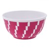 Bol Plastic, Fucsia, Dungi Albe, Capacitate 350ml, Oem