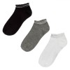 șosete Femei, Set 3 Perechi, Multicolor, Lurex Argintiu, Oem
