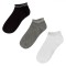 șosete Femei, Set 3 Perechi, Multicolor, Lurex Argintiu