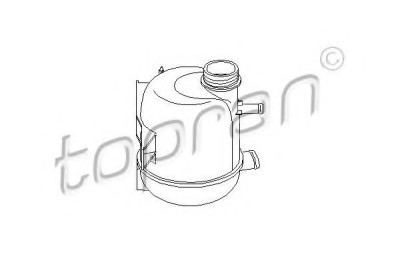 Vas de expansiune, racire DACIA DUSTER (2010 - 2016) TOPRAN 700 339 foto