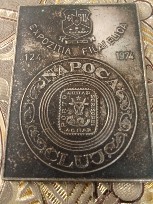 CJ. 1974 Cluj Napoca Expo Fila (posibil argint) foto