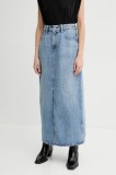 G-Star fustă din denim maxi, drept, D24385-D788