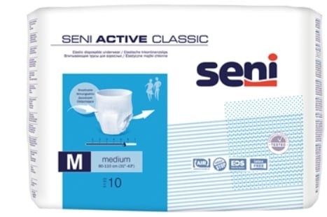SENI Active Classic Medium Scutece Chilot pentru Adulti 10 bucati