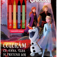 Disney. Regatul de gheata II. Coloram cu Anna, Elsa si prietenii lor. Carte de colorat - Paperback brosat - Disney - Litera mică
