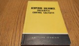 ACOPERIRI GALVANICE Prescriptii - Control Calitativ -1961, 222 p.; 3000 ex.