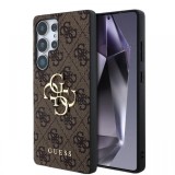 Guess Husa PU 4G Metal Logo Samsung Galaxy S25 Ultra Maro