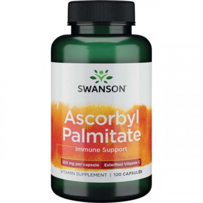 Ascorbyl Palmitate cu Vitamina C 250mg 120cps Swanson foto