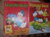 2 CARTI Vechi Ilustratii/benzi desenate,DONALD DUCK,WALT DISNEY,colectie,T.GRAT, 14k, Galben