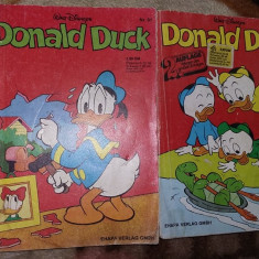 2 CARTI Vechi Ilustratii/benzi desenate,DONALD DUCK,WALT DISNEY,colectie,T.GRAT