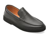 Cumpara ieftin Mocasini OTTER negri, J260016, din piele naturala