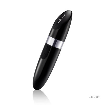 Glont Vibrator Mia 2 Luxury Lipstick, Negru, 11 cm foto