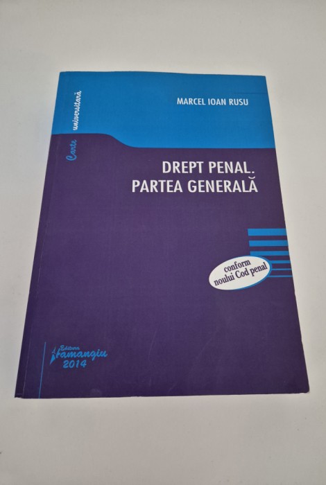 Marcel Ioan Rusu Drept Penal Partea Generala