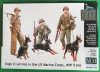 Kit DOGS IN SERVICE IN THE US MARINE CORPS MB MB35155 Scara 1/35 DIORAMA MACHETA FIGURINE ASAMBLARE HOBBY WWII SOLDAȚI GERMANI AMERICANI RUȘI, 1:32