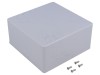 Carcasa universala HAMMOND ABS gri IP54, model 1591UGY, dimensiuni 120x120x59mm