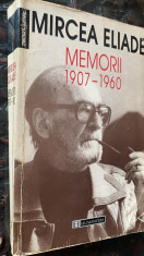 MEMORII 1907-1960,MIRCEA ELIADE(HUMANITAS 1997)IMPECABIL(cel din poza s-a vandut foto