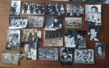 ROMANIA lot 20 fotografii de presa anii 1990 - fotbalul romanesc. Gheorghe Hagi, Mircea Lucescu, Rică Răducanu etc
