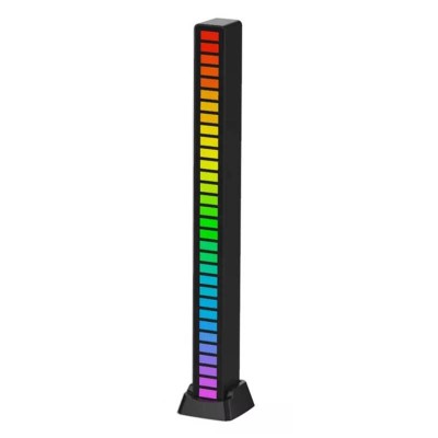 Bara LED RGB D08 cu activare sonora, 32 LED, USB foto