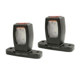 2 x Luminile led laterale,lumini de pozitie camion remorca rosu / alb / galben LED 12/24v