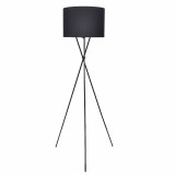 Cumpara ieftin Lampa de podea cu suport, negru, 139 cm