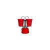 Set espresso Bialetti MINI Rosu+ 2 pahare cafea