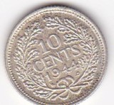 Olanda 10 Cents 1944, Europa, Argint