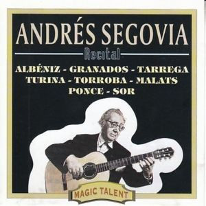 CD Andr&amp;eacute;s Segovia &amp;ndash; Recital, original foto