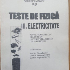 Teste de fizica electricitate- Gheorghe Zet, Georgeta Strat