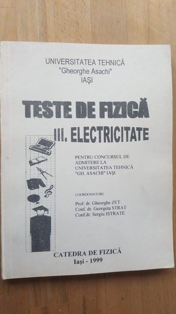 Teste de fizica electricitate- Gheorghe Zet, Georgeta Strat