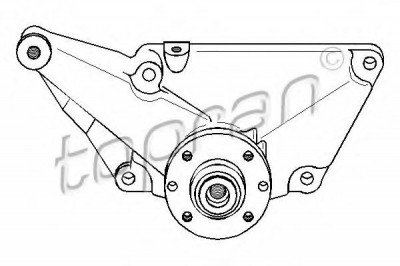 Suport, ventilator MERCEDES E-CLASS Combi (S124) (1993 - 1996) TOPRAN 400 015 foto