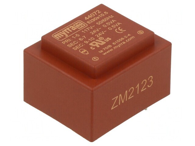 Transformator &Icirc;ncapsulat 1VA 24V PCB