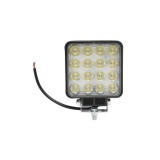 Lampa cu 16 LED-uri 10-30V 48W unghi radiere 30 de grade tip spot 108x108x57mm Cod: BK69017S Automotive TrustedCars