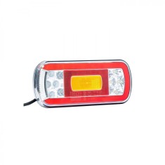Lampa spate 220x100, 6 functii, cu mers inapoi si numar, LED, FT-130