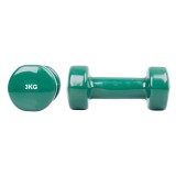 Gantere vinil inSPORTline 2 x 3 kg FitLine Training